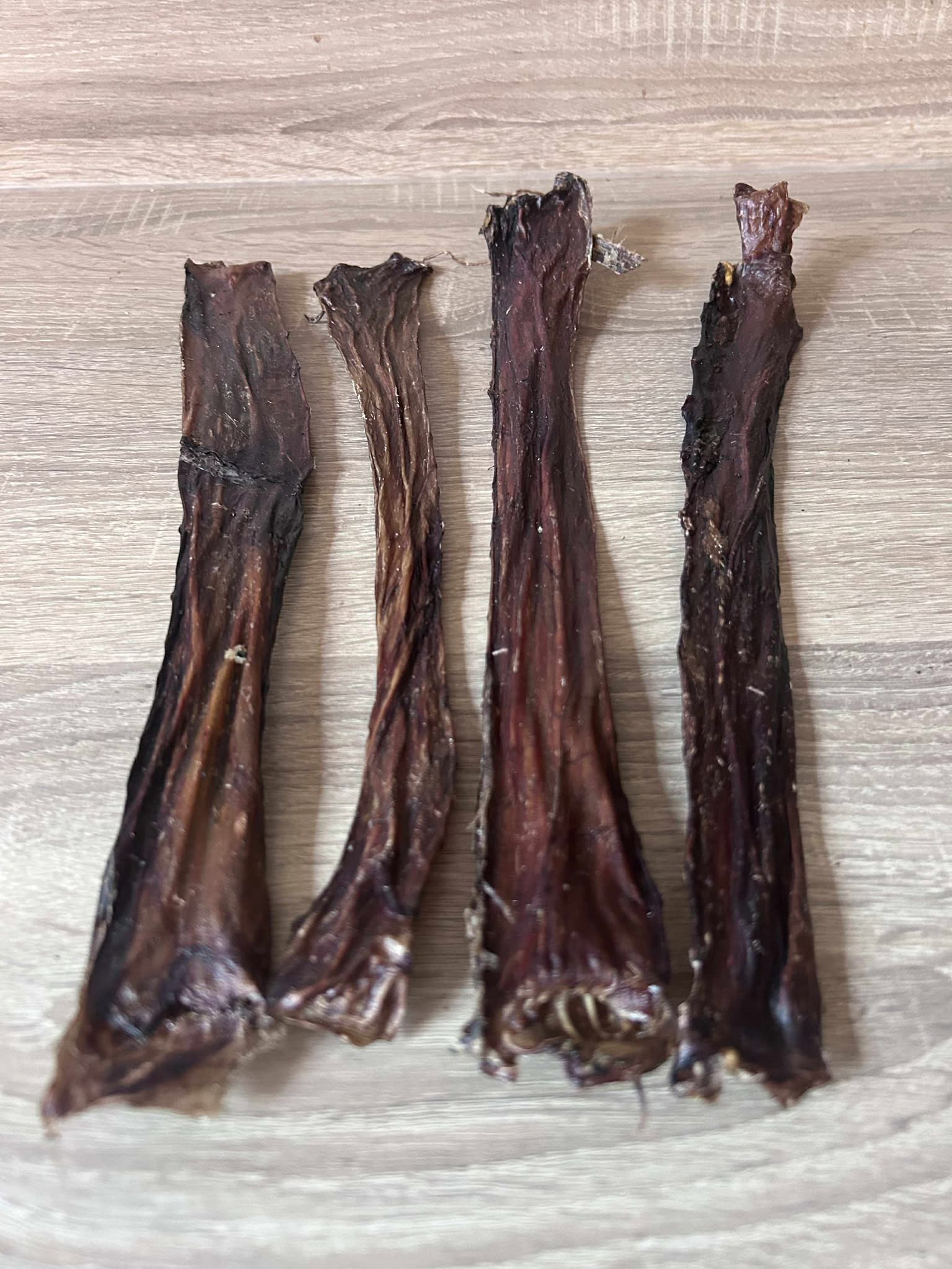 Ostrich Biltong sold by Friends and Canines Natural Dog Treats